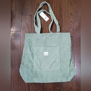 Aeropostale Mint Green Corduroy Tote